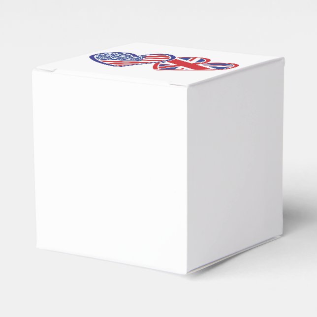USA—UK-Kärlek Presentaskar (Framsidan Sidan)