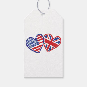 USA---UK-Kärlek Presentetikett