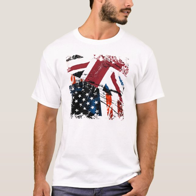 USA-UK T-SHIRT (Framsida)