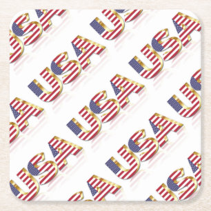 USA UNDERLÄGG PAPPER KVADRAT