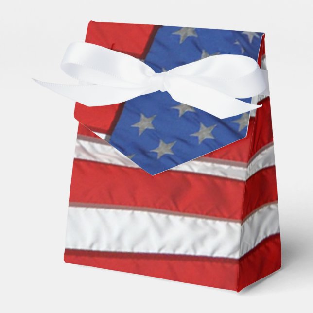 USA United Stater Flagga American Patriotic Design Presentaskar (Framsidan Sidan)