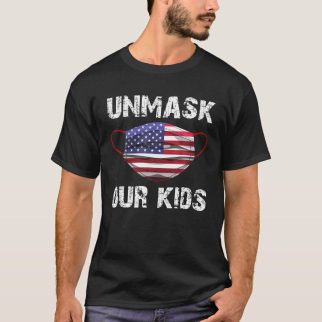 USA Unmask USA USA:s Kids USA T Shirt (Framsida)