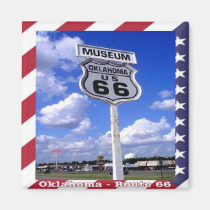 USA - USA - Route 66 Oklahoma Magnet