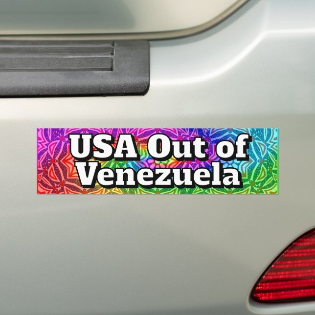 USA Ut ur Venezuela  Bildekal (På Bil)