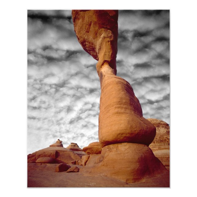 USA, Utah, Arches National Park. Delar av Fototryck (Framsidan)