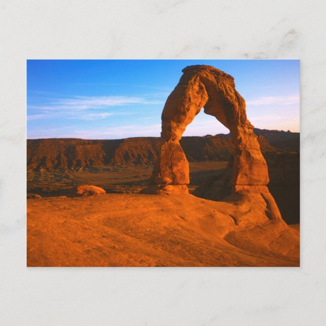 USA, Utah, Arches National Park, Delikat Arch Vykort (Framsida)