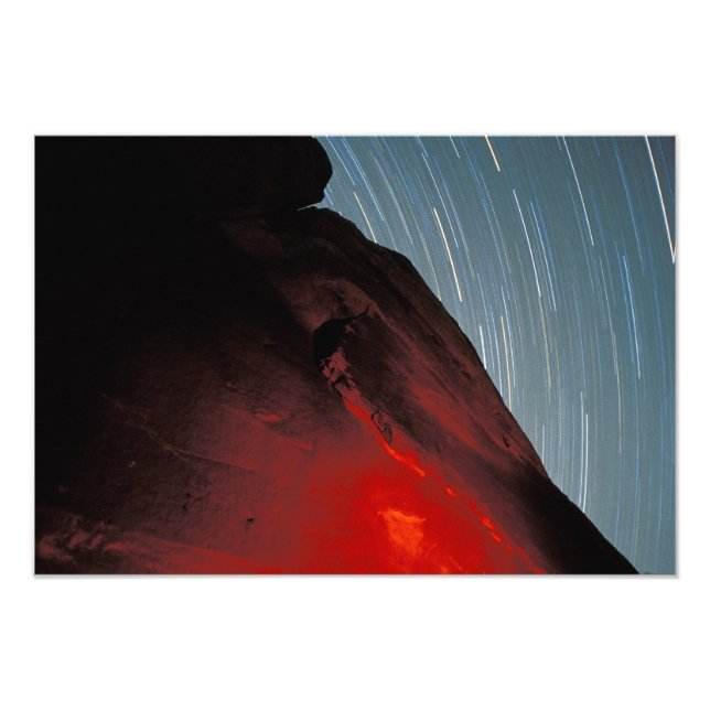 USA, Utah, Arches National Park, Petroglyphs Fototryck (Framsidan)