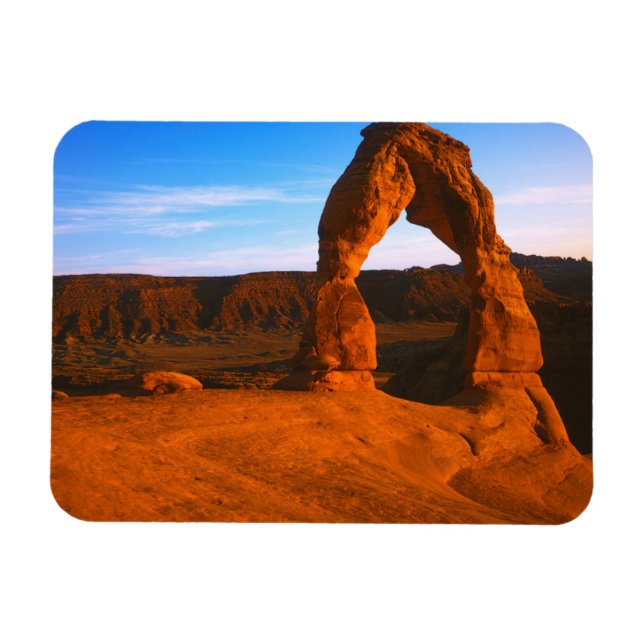 USA, Utah, Arches nationalpark, Delicate Arch Magnet (Horisontell)