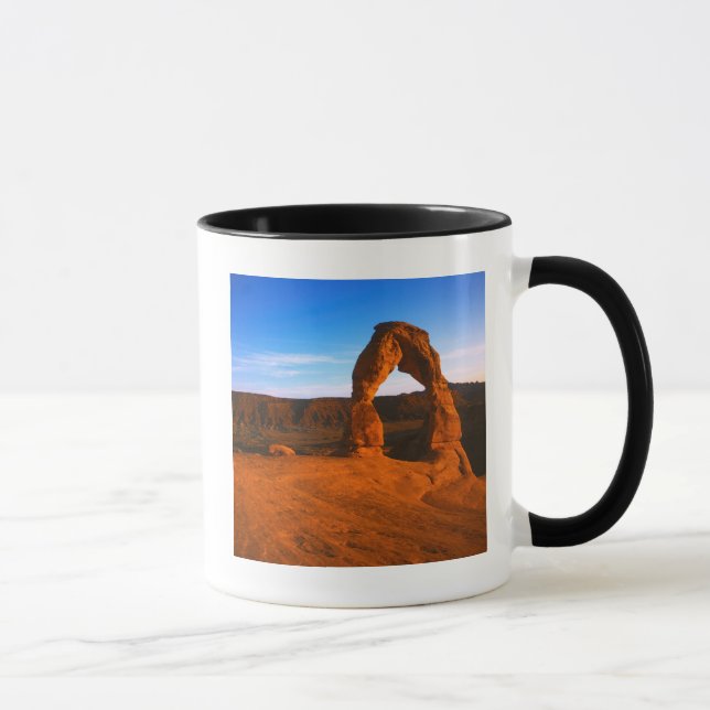 USA, Utah, Arches nationalpark, Delicate Arch Mugg (Höger)
