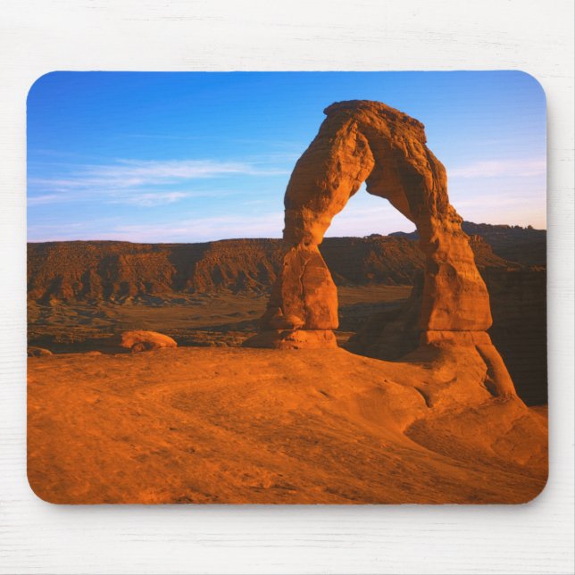 USA, Utah, Arches nationalpark, Delicate Arch Musmatta (Framsidan)