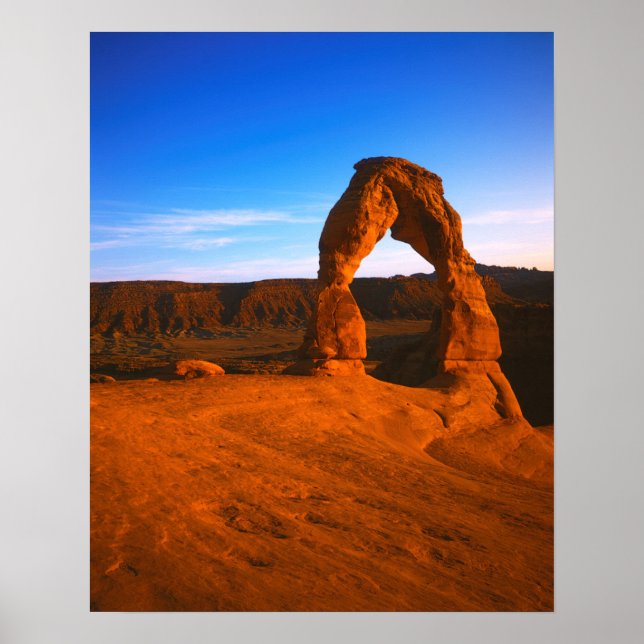 USA, Utah, Arches nationalpark, Delicate Arch Poster (Framsidan)