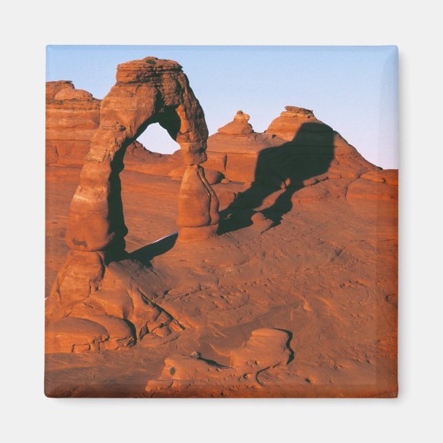USA, Utah, Arches NP. Delicate Arch är en av Magnet (Framsidan)