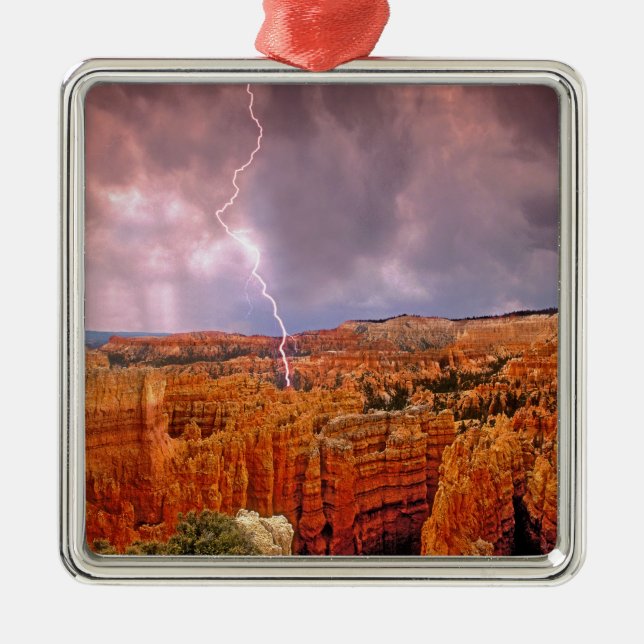 USA, Utah, Bryce Canyon National Park. Julgransprydnad Metall (Framsidan)