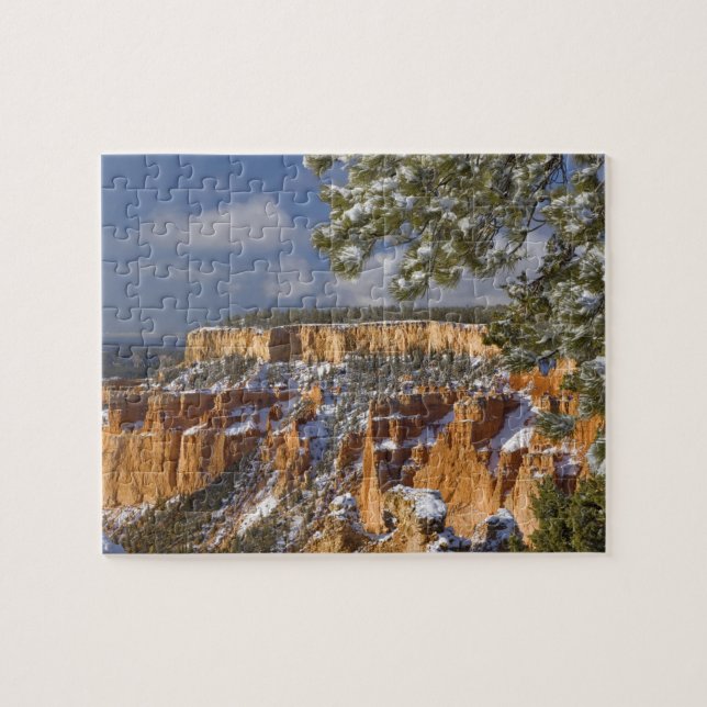 USA, Utah, Bryce Canyon National Park.Soluppgång Pussel (Horisontell)