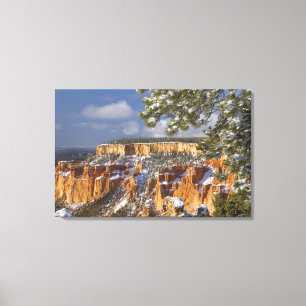 USA, Utah, Bryce Canyon nationalpark. Soluppgång Canvastryck