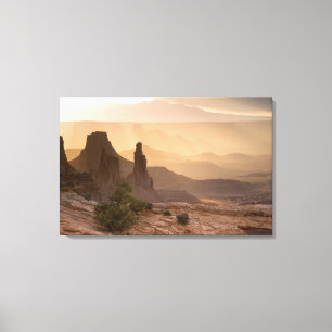 USA; Utah; Canyonlands nationalpark. Utsikt över Canvastryck