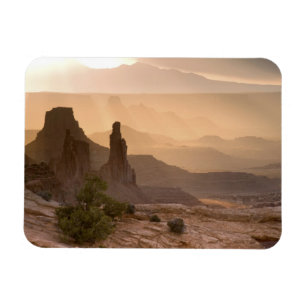 USA; Utah; Canyonlands nationalpark. Utsikt över Magnet