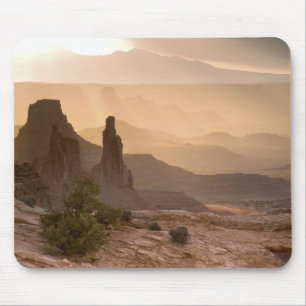 USA; Utah; Canyonlands nationalpark. Utsikt över Musmatta