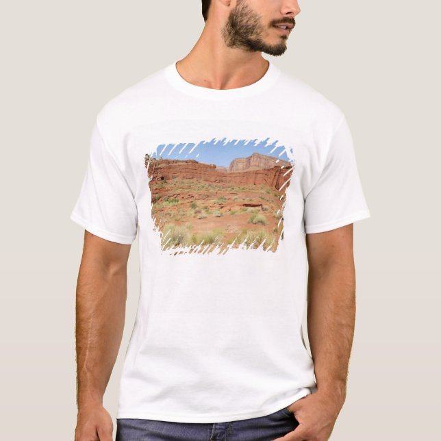 USA, Utah, Canyonlands NP, Shafer Canyon T Shirt (Framsida)