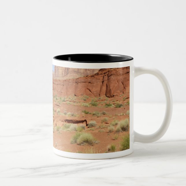 USA, Utah, Canyonlands NP, Shafer Canyon Två-Tonad Mugg (Höger)