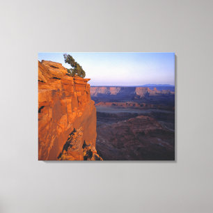 USA, Utah, Dead Horse Point SP. Sen ljust blir Canvastryck