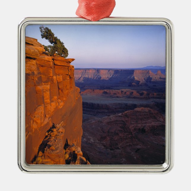 USA, Utah, Dead Horse Point SP. Sena ljussignaler  Julgransprydnad Metall (Framsidan)