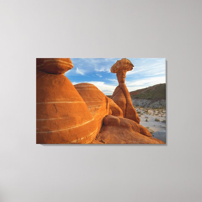 USA, Utah, Grand Staircase Escalante-National Canvastryck (Framsida)
