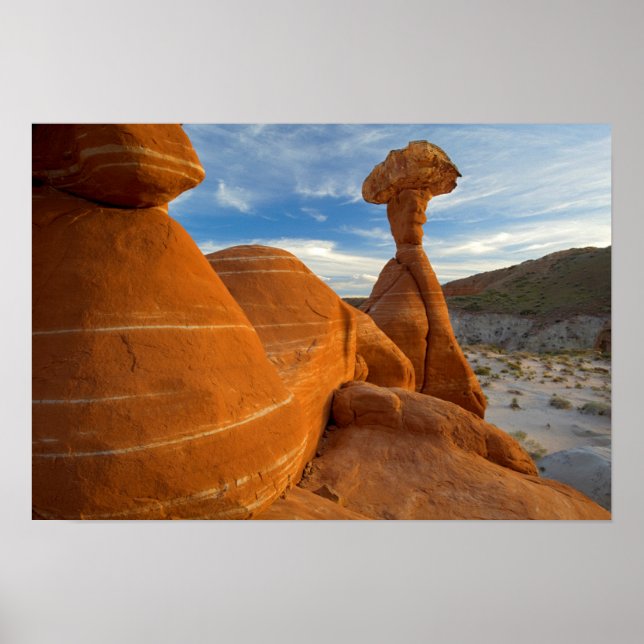 USA, Utah, Grand Staircase Escalante-Nationalmonum Poster (Framsidan)