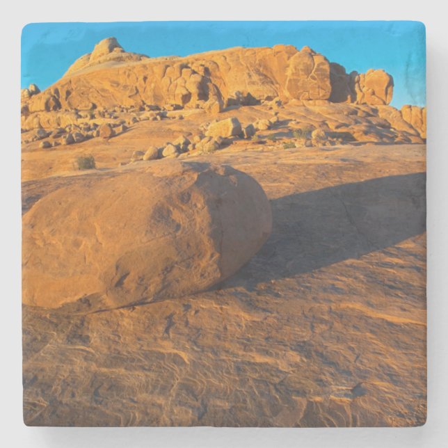 USA, Utah, Moab, sandsten Underlägg Sten (Framsidan)