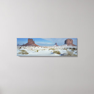 USA, Utah, Monument Valley. Malört syns Canvastryck