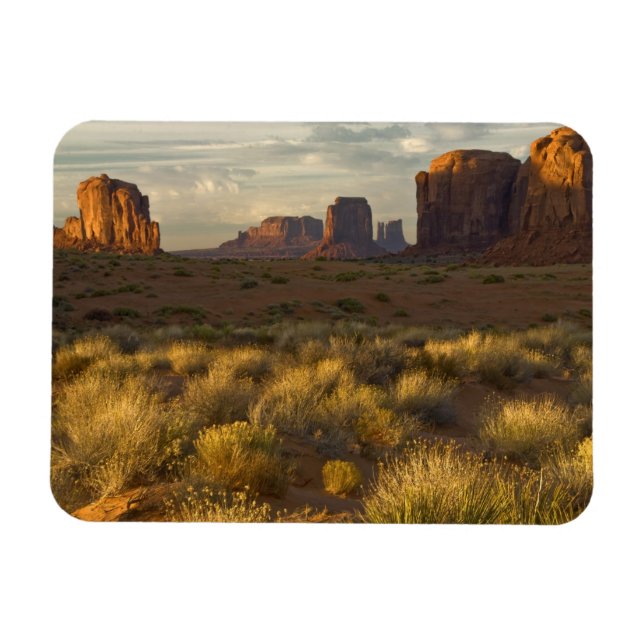 USA, Utah, Monument Valley National Park. Magnet (Horisontell)