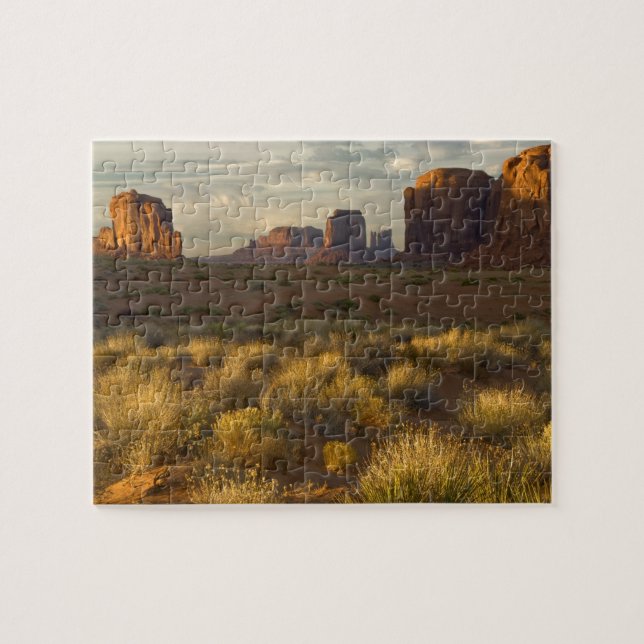 USA, Utah, Monument Valley National Park. Pussel (Horisontell)