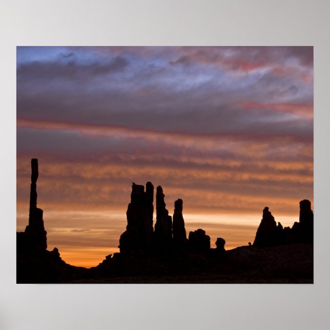 USA, Utah, Monument Valley nationalpark. 2 Poster (Framsidan)