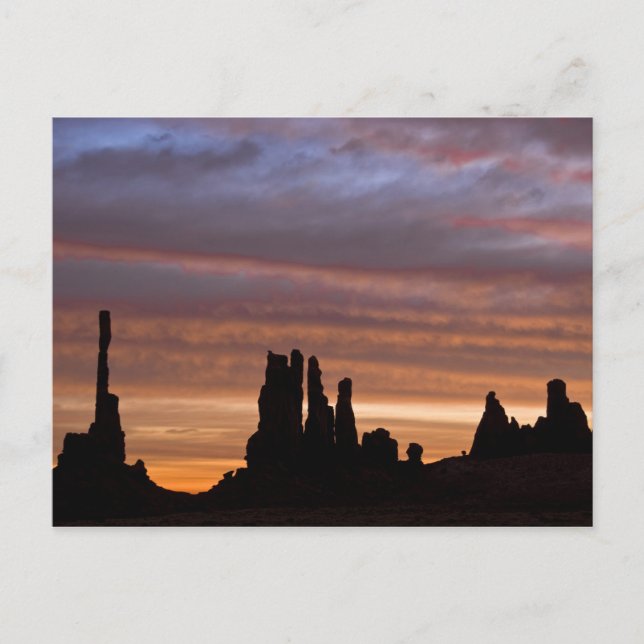 USA, Utah, Monument Valley nationalpark. 2 Vykort (Framsida)