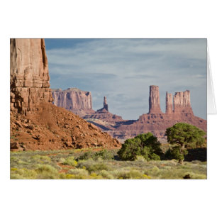 USA, Utah, Monument Valley Navajo Tribal Park. Hälsningskort