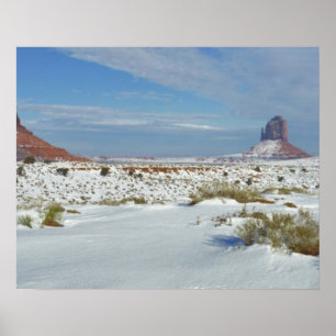 USA, Utah, Monument Valley. Skjutpenselprogram Poster