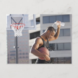 USA, Utah, Salt Sjö City, basketspelare Vykort