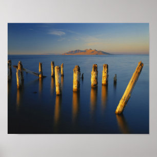 USA, Utah, Underbara bäckenet, Saltair, Underbart Poster
