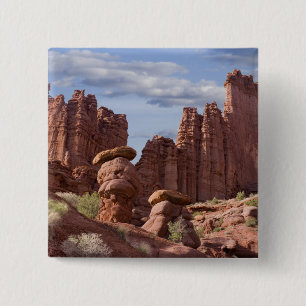 USA, Utah. Utsikt över Fisher Towers. Kredit: Don Knapp