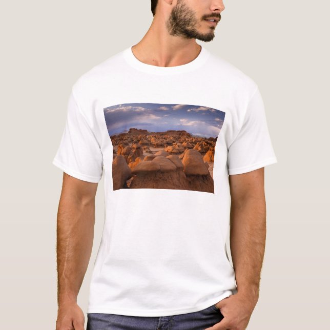 USA.Utah. Visa Goblin Valley State Park i T-shirt (Framsida)