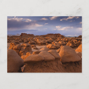 USA; Utah. Vy över Goblin Valley State Park vid Vykort