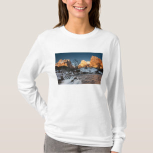 USA, Utah, Zion National Park. Berg vid soluppgång T Shirt