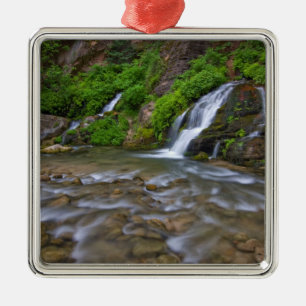 USA, Utah, Zion National Park. Big Springs i Julgransprydnad Metall