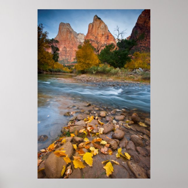 USA, Utah, Zion National Park. Sentinel 1 Poster (Framsidan)