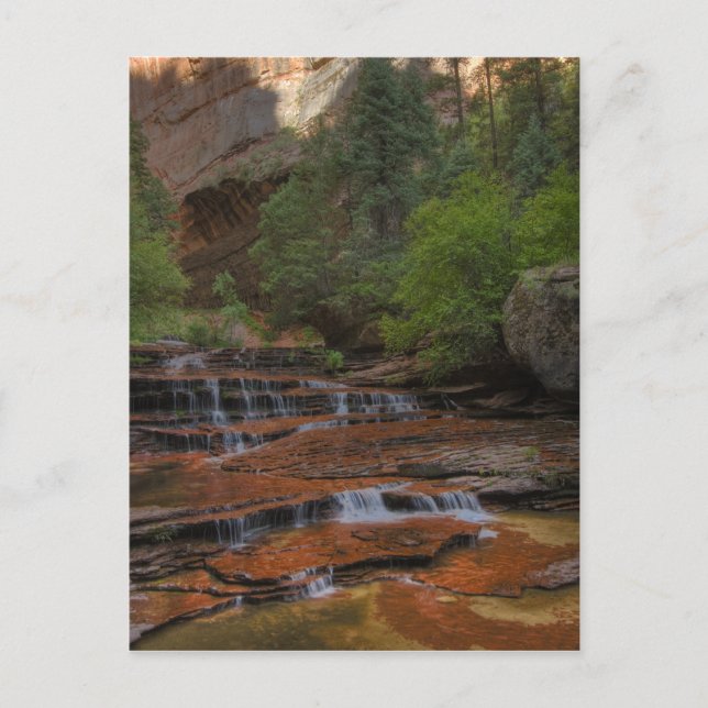 USA, Utah, Zion National Park.  Vacker från den Vykort (Framsida)