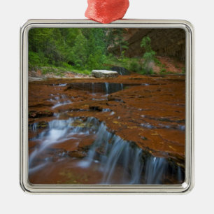 USA, Utah, Zion National Park. Vacker utsikt från Julgransprydnad Metall