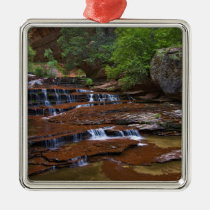 USA, Utah, Zion National Park. Vacker vy från 4 Julgransprydnad Metall