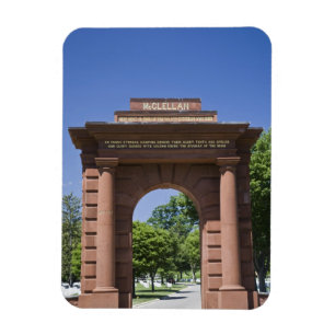 USA, VA, Arlington. McClellan Gate vid Arlington Magnet