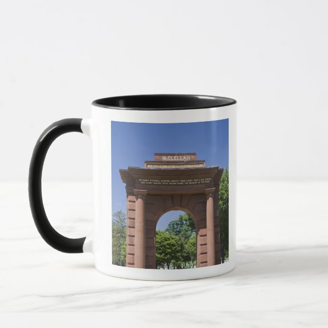 USA, VA, Arlington. McClellan-porten vid Arlington Mugg (Vänster)