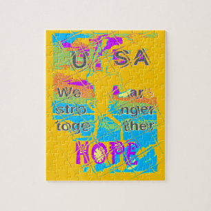USA - vacker Fantastisk-textdesign Pussel